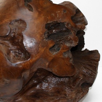 Teak Holz - Kugel massiv � 70 cm - lasiert