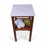 Teak Holz Waschtisch Untergestell SMINI 38x38x77cm – bei wohnfreuden kaufen