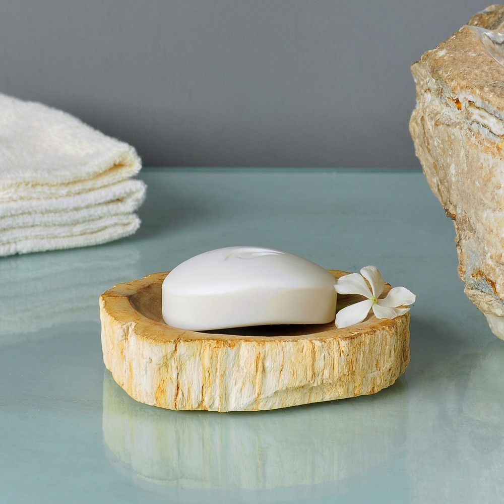 Seifenschale aus fossilem Holz – bei wohnfreuden kaufen
