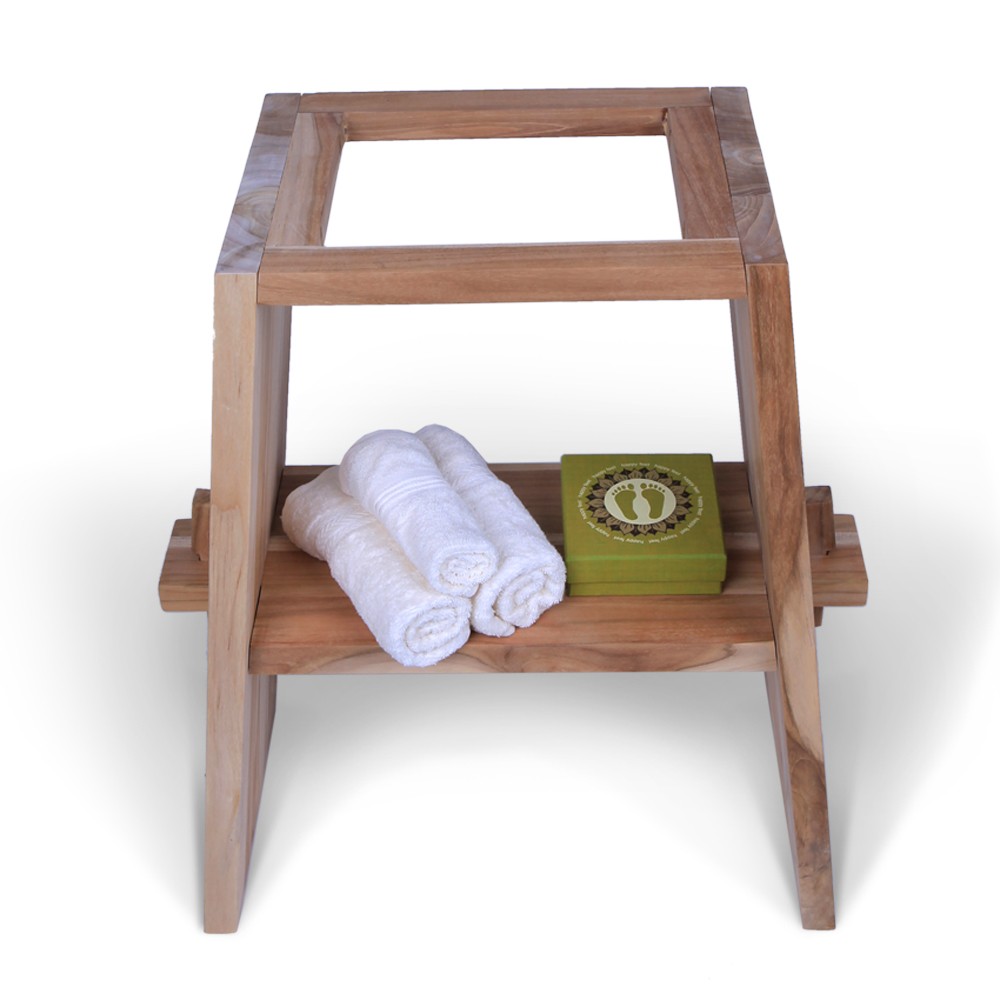 Teak Holz Waschtisch Untergestell ZEN 57×29,5x71cm u2013 bei Teak Holz Waschtisch Untergestell ZEN 57×29,5x71cm u2013 bei