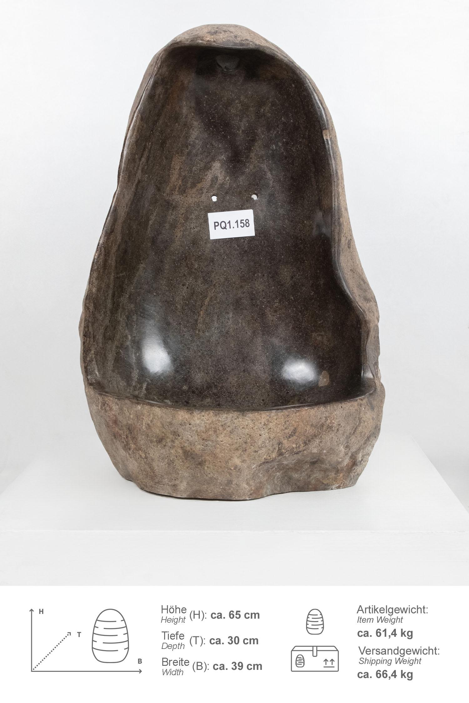 Naturstein Urinal massiv ca. 40x30x74cm
PQ1.158