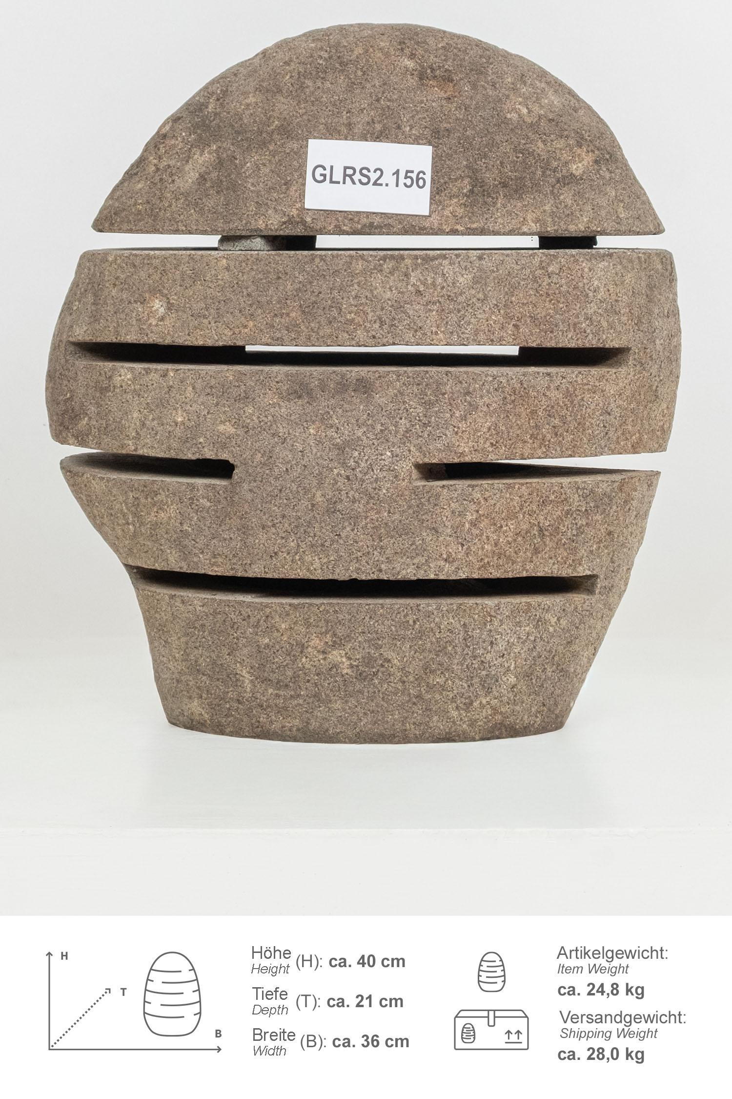 Garten Steinlampe 40 cm mit Elektrik
GLRS2.156