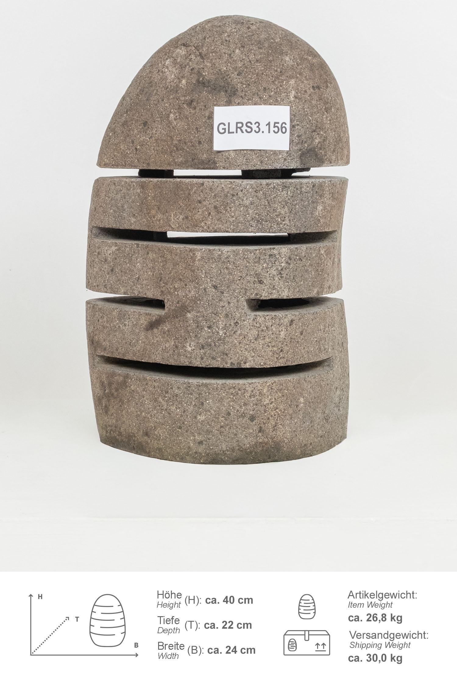 Garten Steinlampe 40 cm mit Elektrik
GLRS3.156