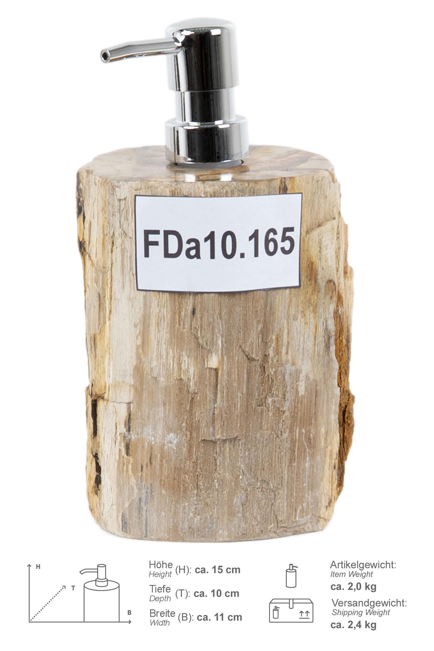 Seifenspender fossiles Holz 15 cm
Fda10.165