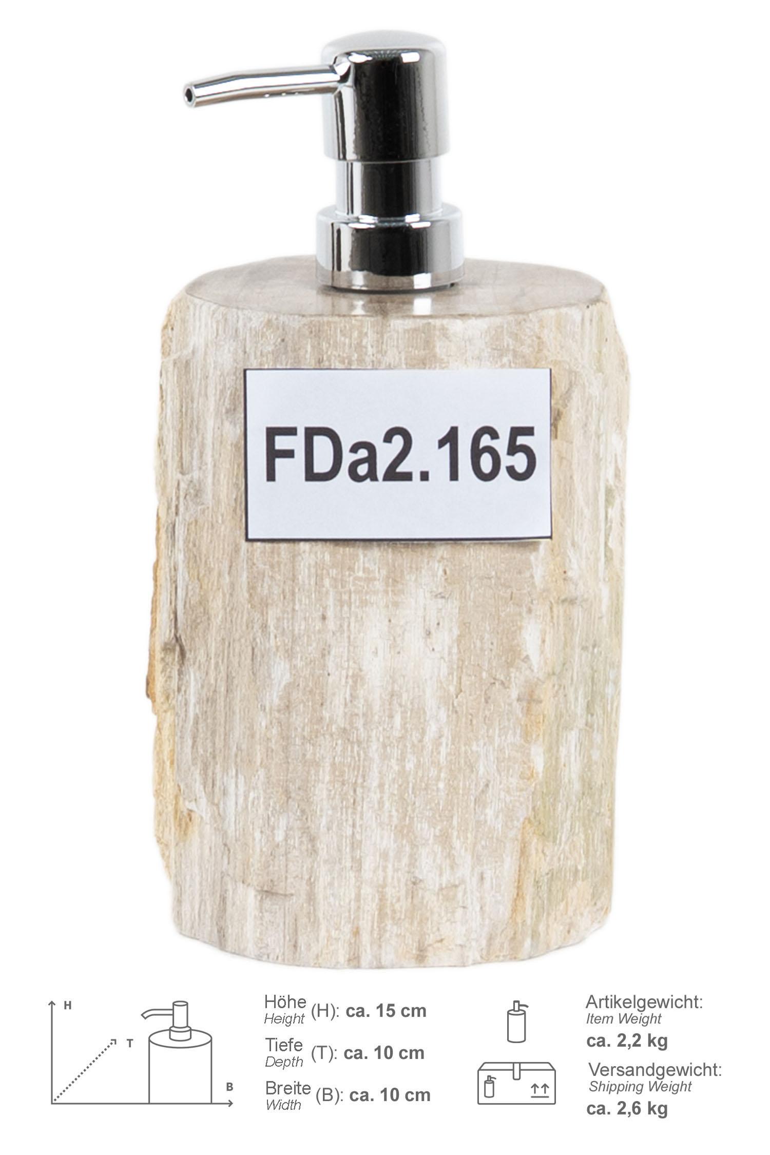 Seifenspender fossiles Holz 15 cm
Fda2.165
