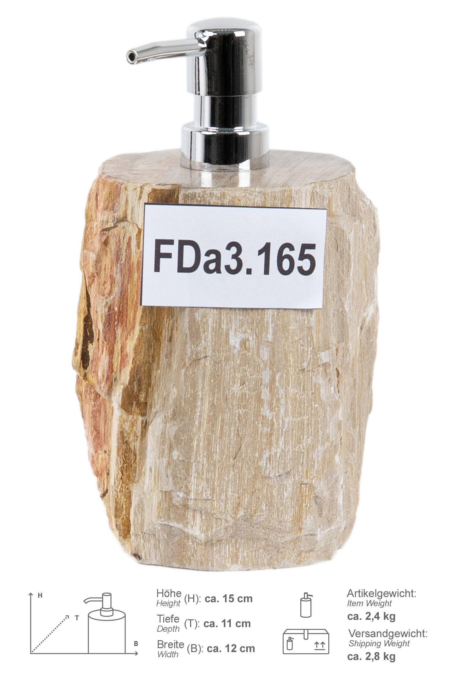 Seifenspender fossiles Holz 15 cm
Fda3.165