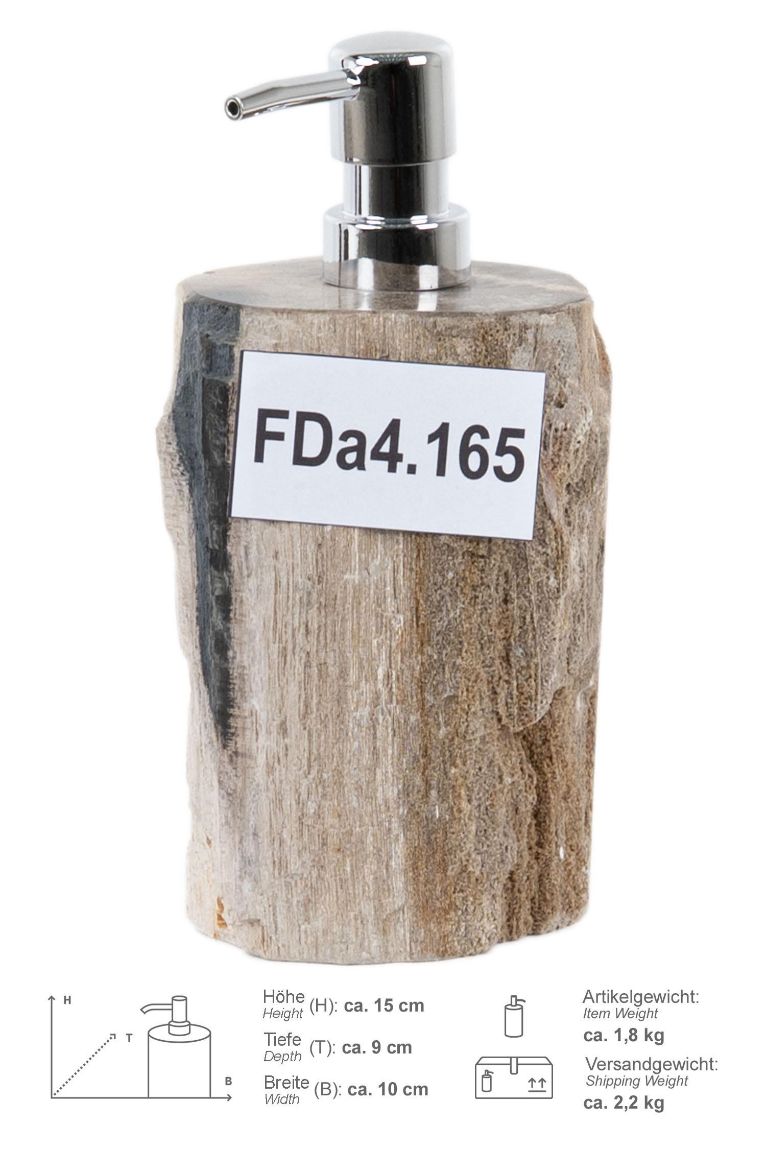 Seifenspender fossiles Holz 15 cm
Fda4.165