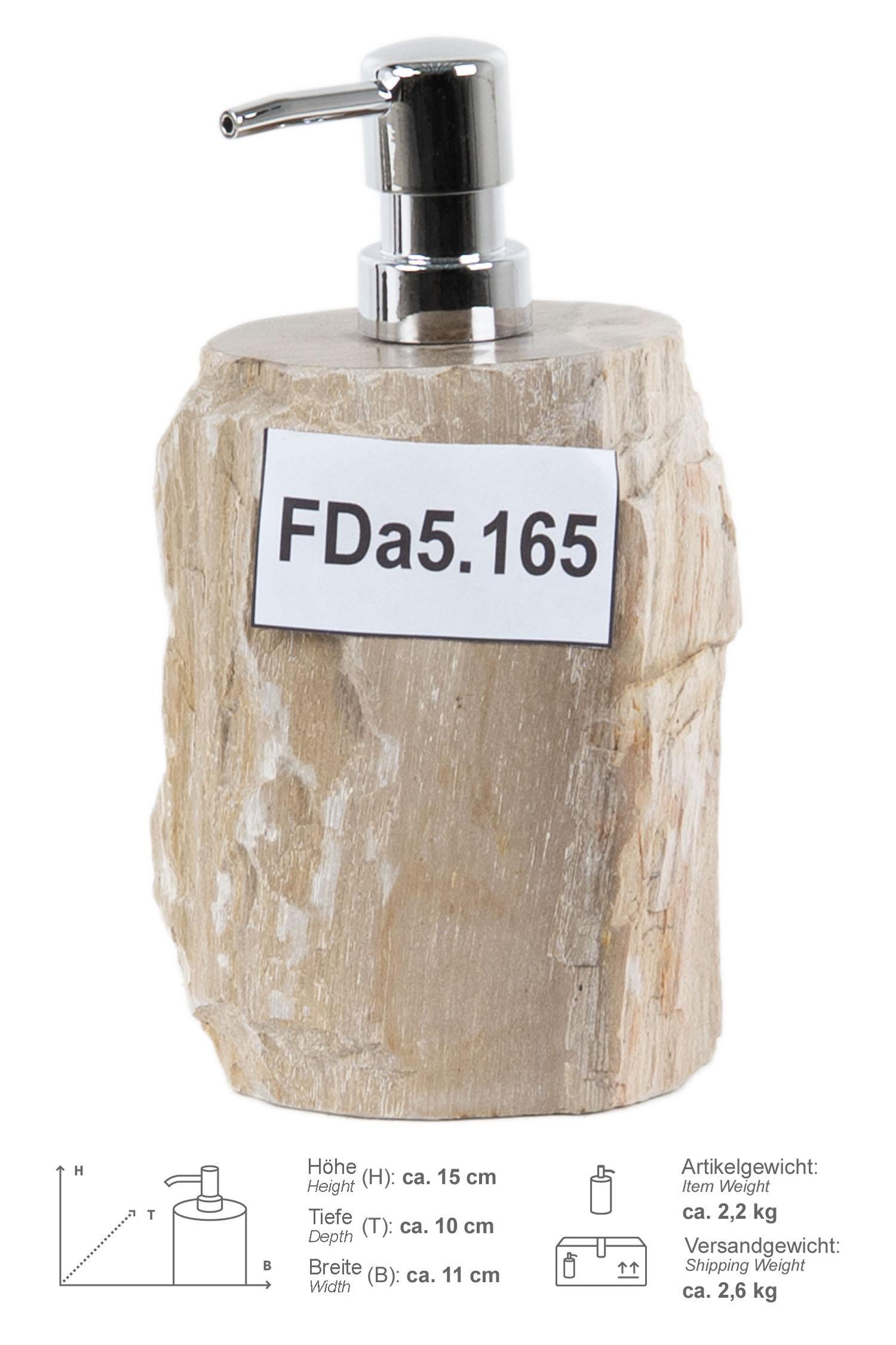 Seifenspender fossiles Holz 15 cm
Fda5.165