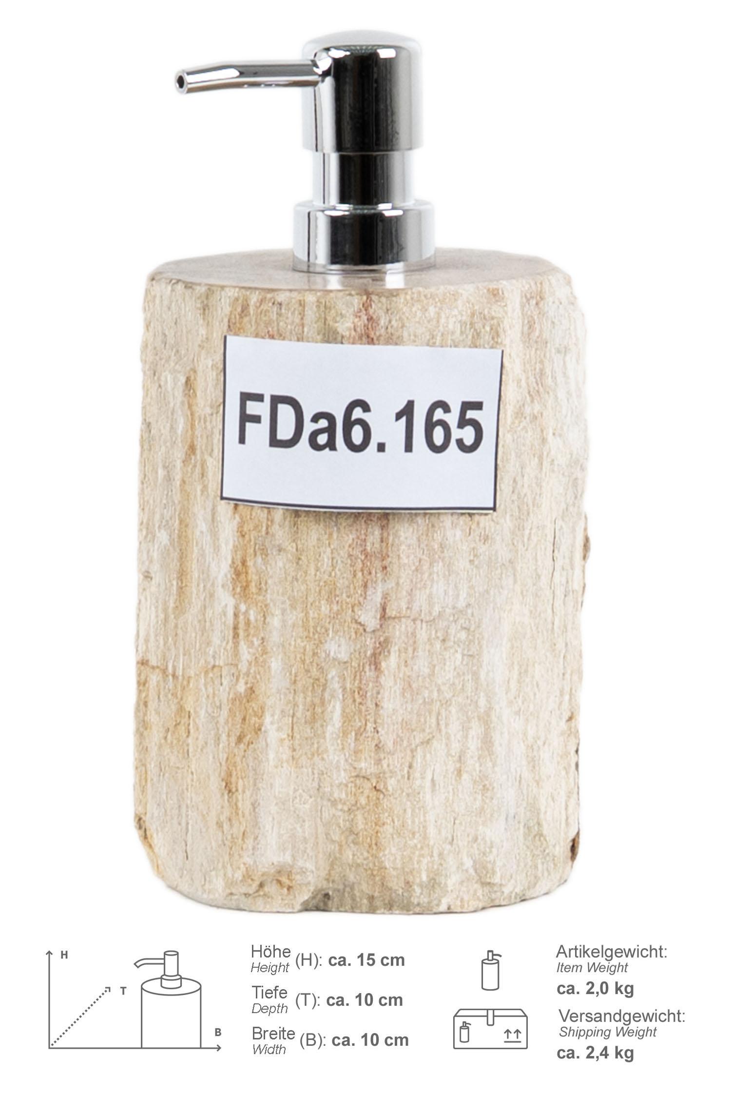 Seifenspender fossiles Holz 15 cm
Fda6.165