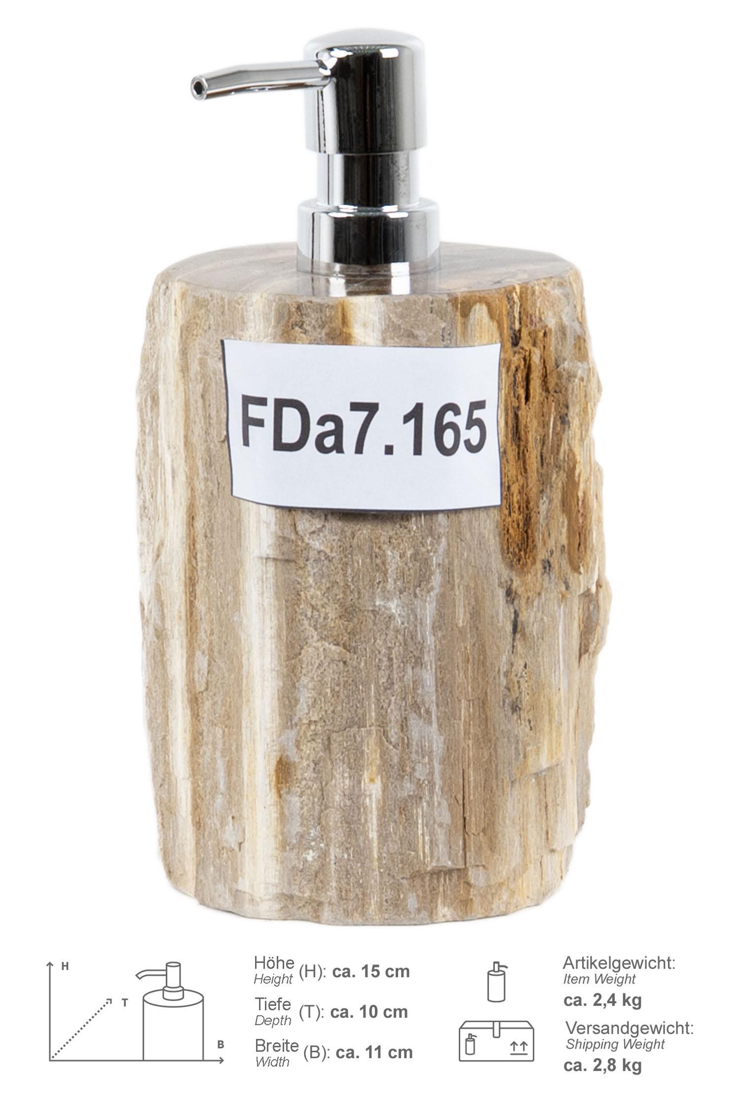 Seifenspender fossiles Holz 15 cm
Fda7.165