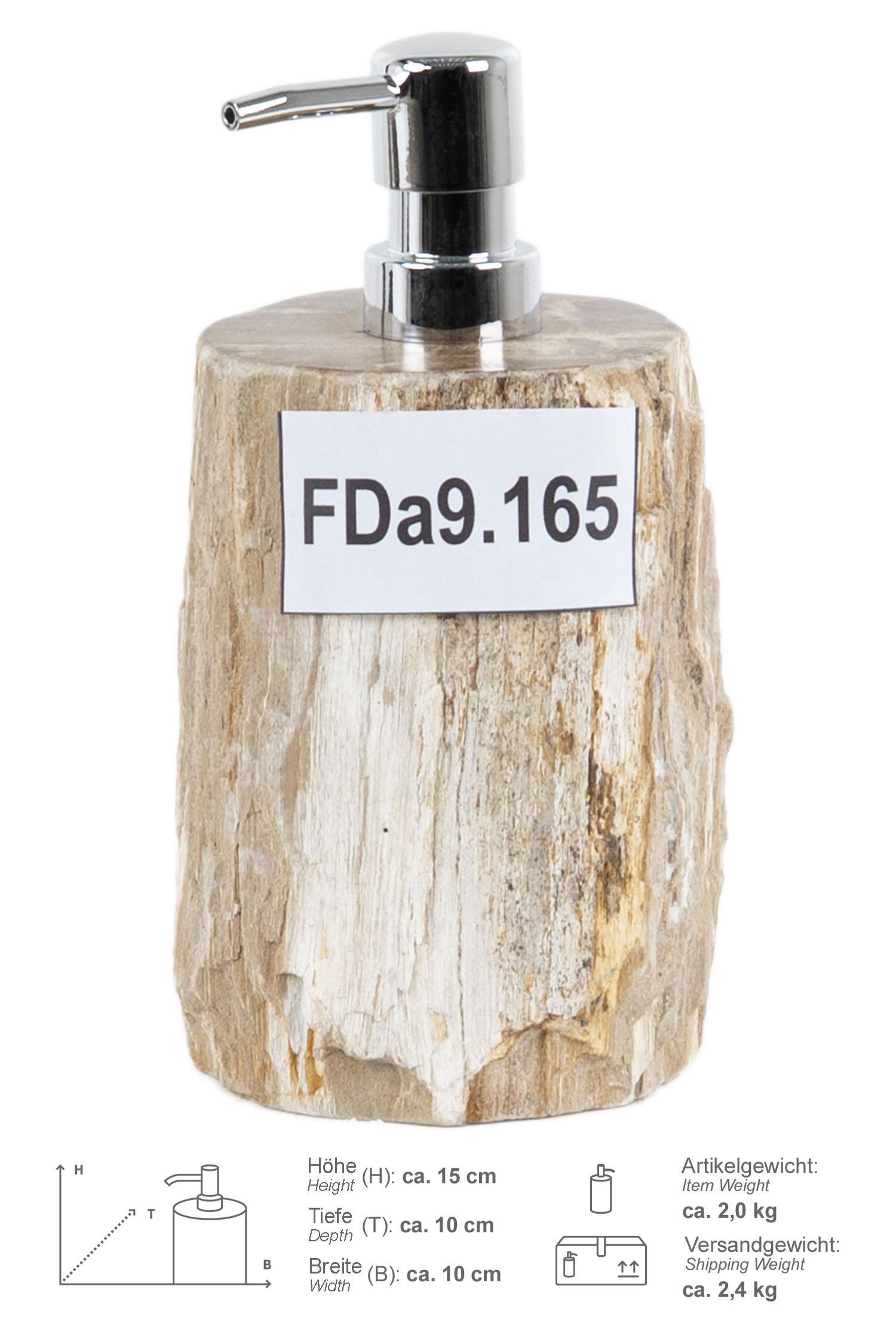 Seifenspender fossiles Holz 15 cm
Fda9.165