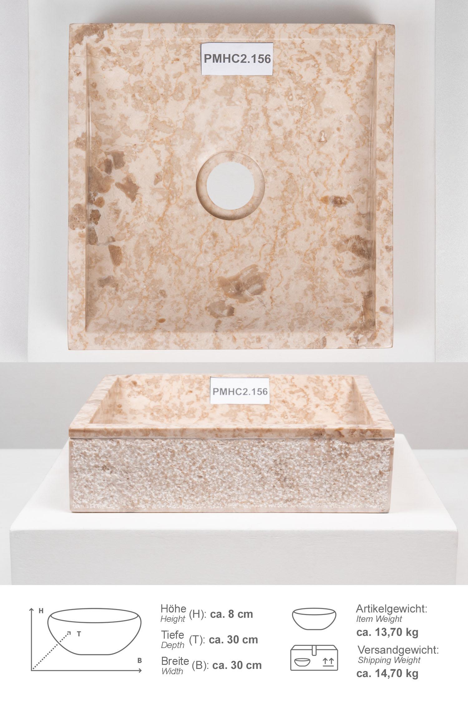 Marmor Steinwaschbecken MINI PERAHU 30 cm
PMHc2.156