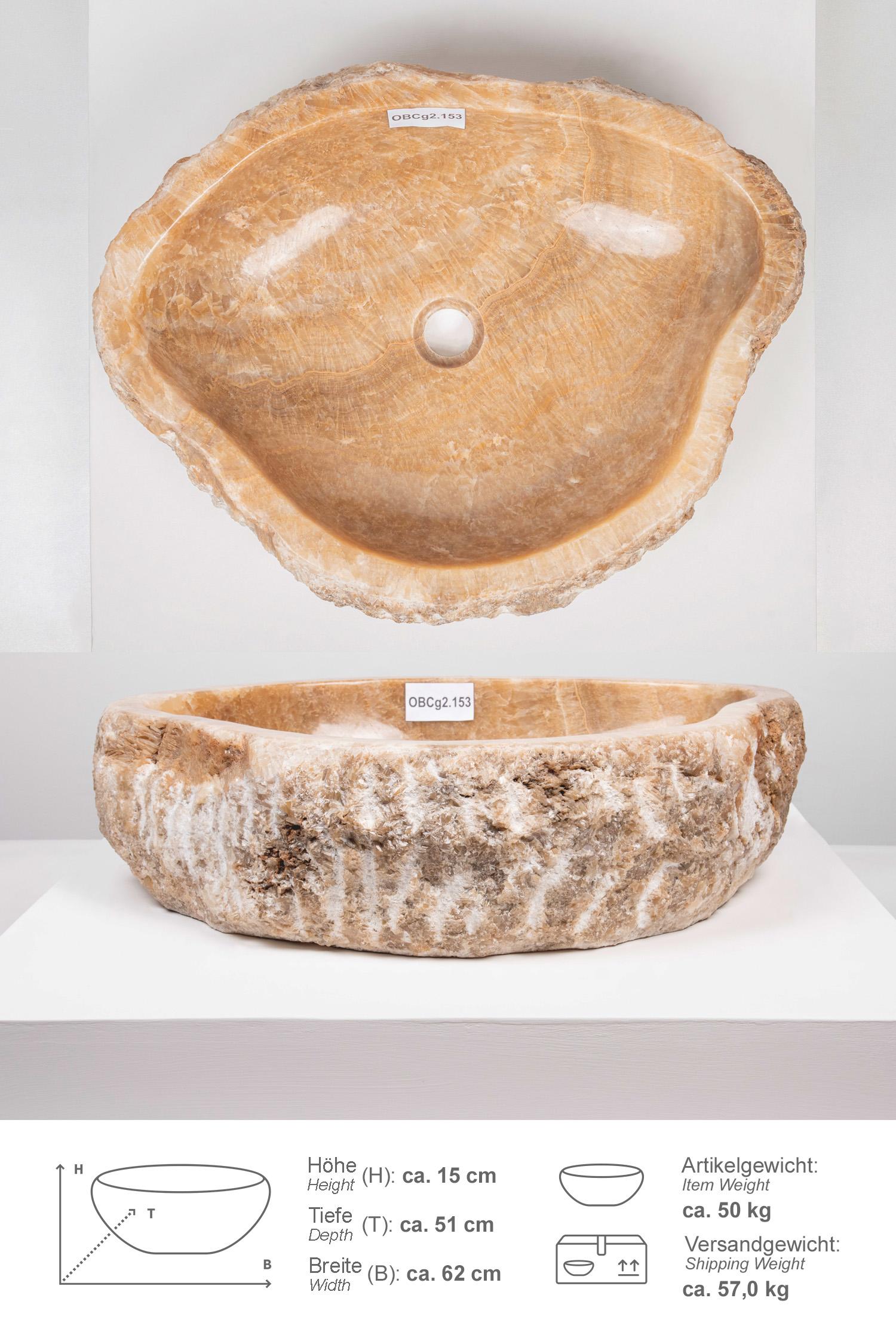 Onyxmarmor Waschbecken 60-70 cm
OBCg2.153